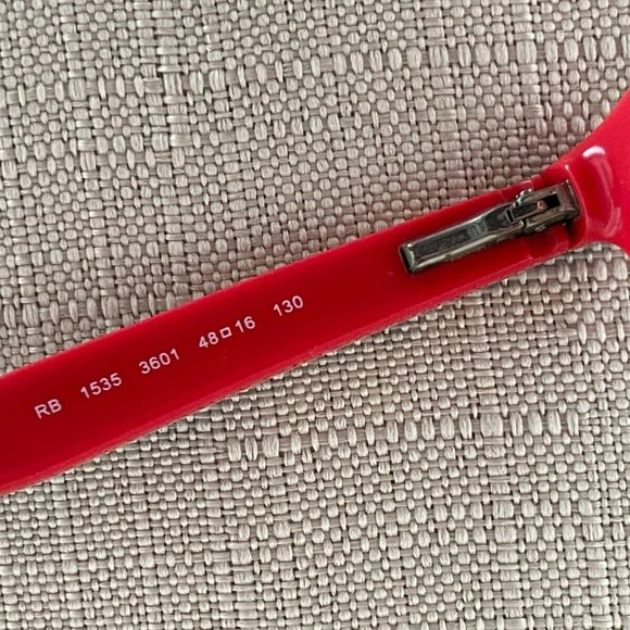 Ray-Ban Women Eyeglasses Blue/Red Tone RB1535 48[]16 130 Glasses Retail $130 - Picture 10 of 12